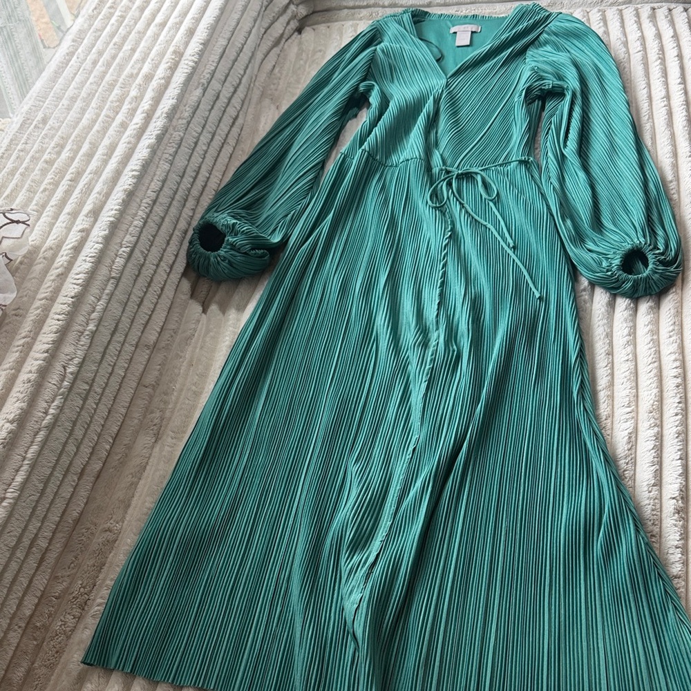 Elegant Green Maxi Dress